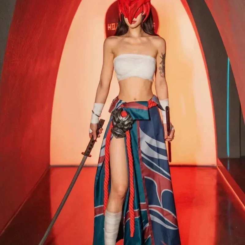 

Yone Cosplay The Unforgotten LOL Role Play Uniform Yone Cosplay Costume Game Halloween Carnival Outfits for Women and Men