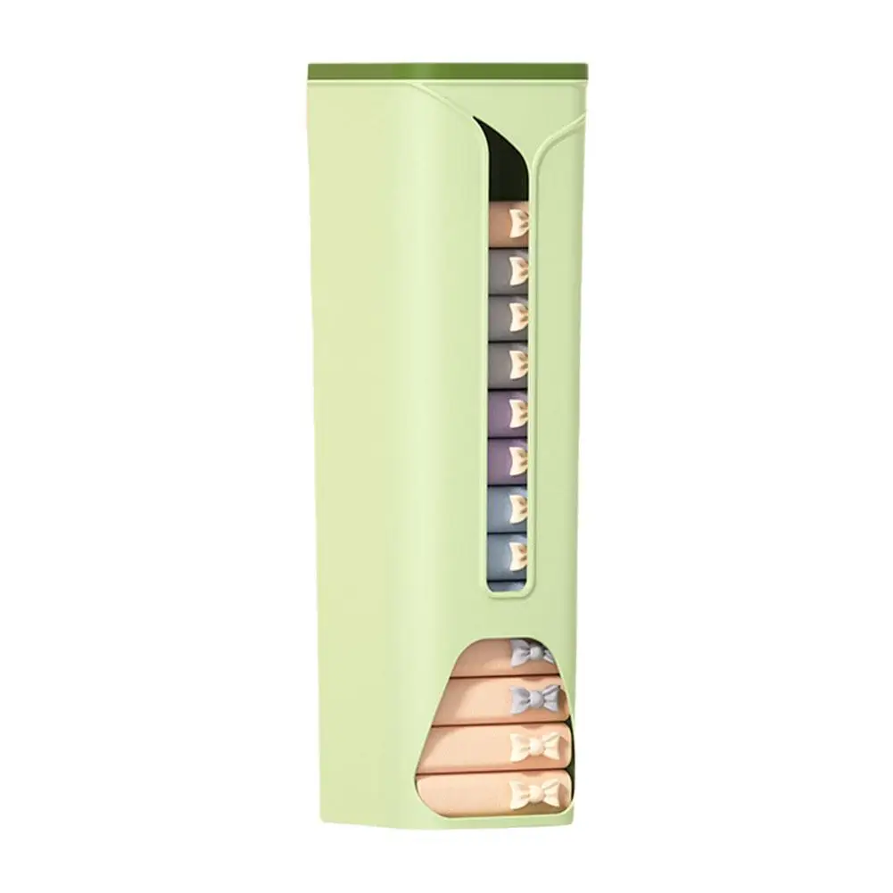 Caja de almacenamiento de ropa interior montada en la pared, adhesivo, calcetines, bolsa, bragas de basura, hogar y organizador, caja, Clo M8r0