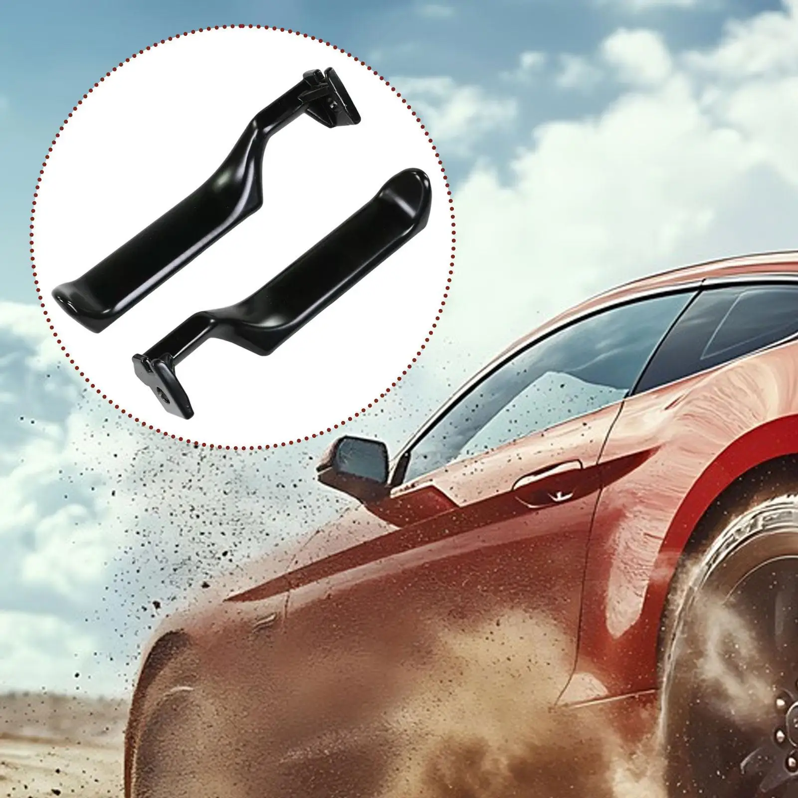 

2x Interior Door Handles E7TZ1522601A E7TZ1522600A for Ford Bronco 1987-1996 F250 1987-1998 F59 1990-1994 F150 1987-1996