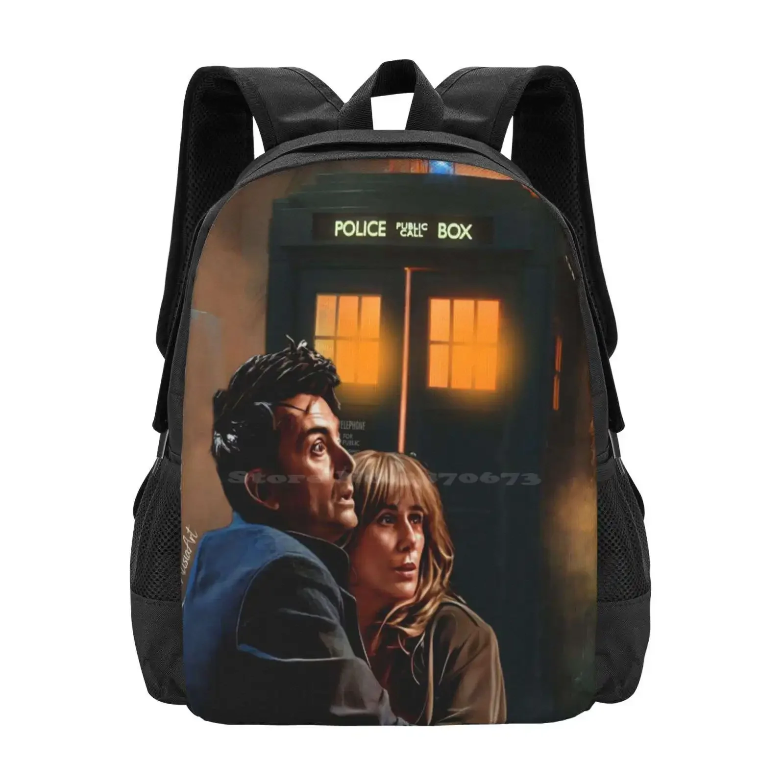 Wby 14Th Doctor Heißer Verkauf Schultasche Rucksack Modetaschen 14. Doctor Time Travel Time Machine
