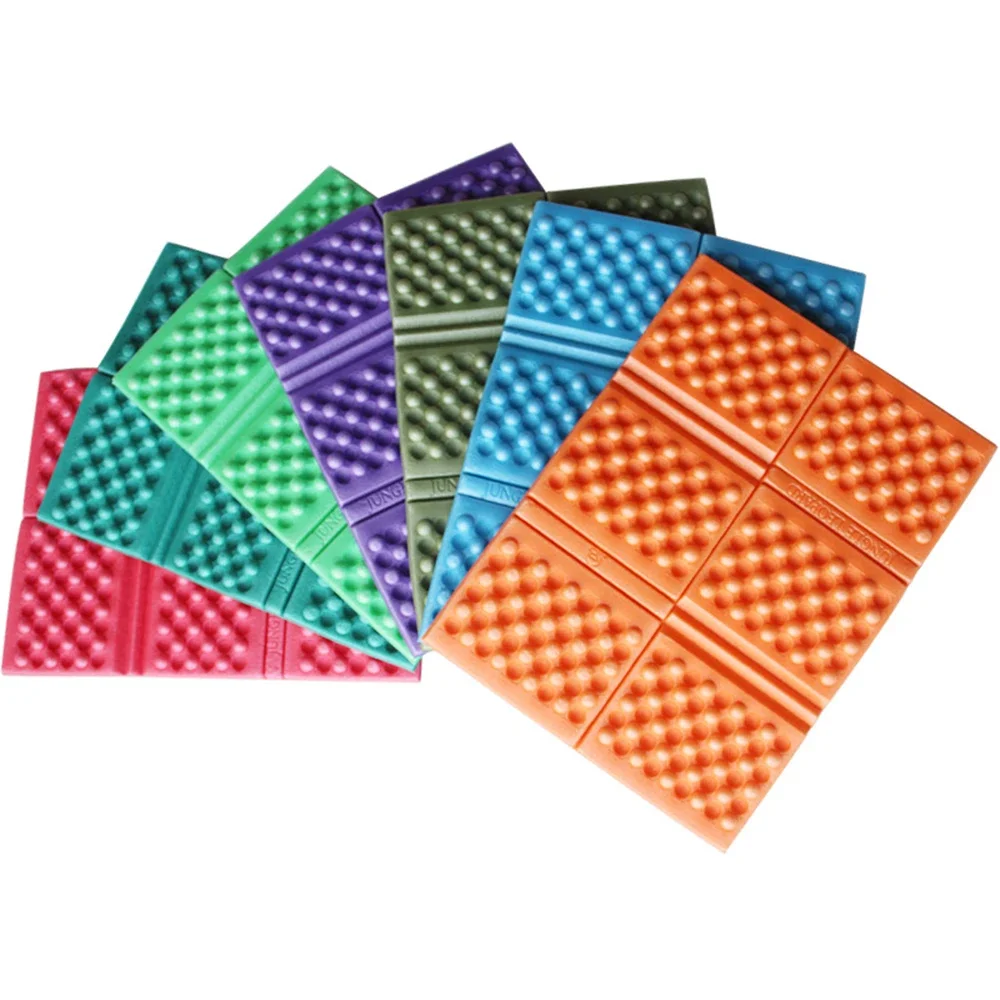 6-Fold XPE Cushion Honeycomb Massage Mat Outdoor Hiking Camping Training Park Foldable  Picnic Sitting Moisture-proof Pad