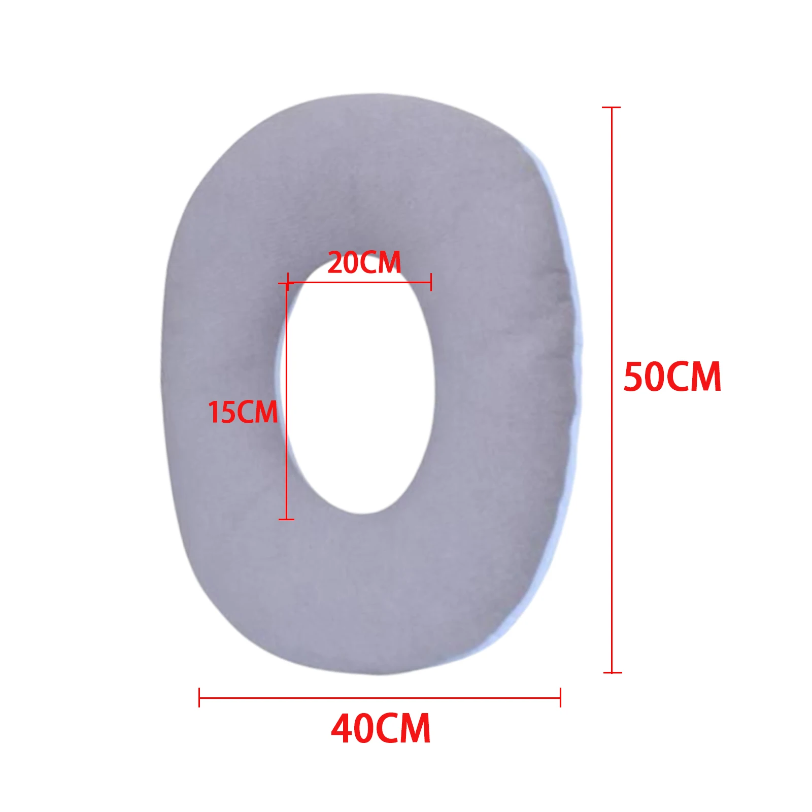 Breathable Donut Pillow Ergonomic Foam Seat Cushion Support Pads for Hemorrhoid Prevents Sweaty Butt Pillows Disabled Elderly