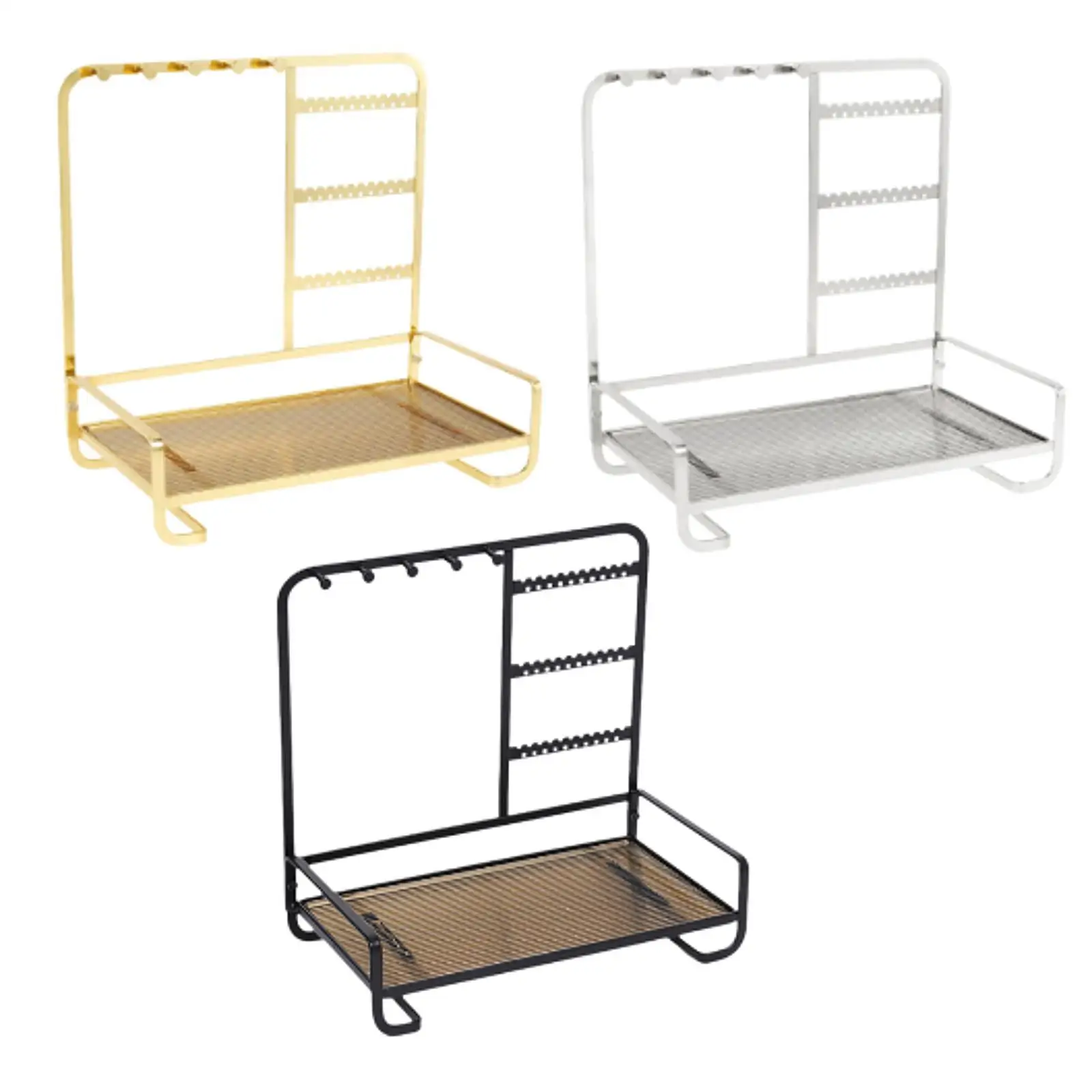 

Jewelry Organizer Jewelry Stand Hanger Dresser Multi Layers Jewelry Storage Rack for Bracelet Keychains Rings Dangling Earrings
