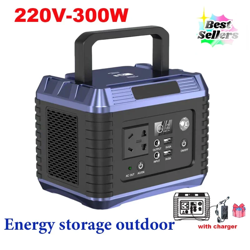 220V Portable Power Station Ternary Lithium Battery 32000MAh 118.4Wh  Energy Storage Power Supply Camping RV Multi-function USB