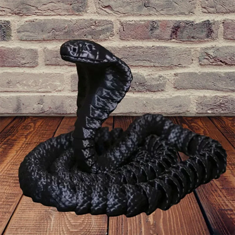

3D печатные фигурки змеи, настольные аксессуары для мальчиков, 3D печатный дракон, украшение для комнаты, офисные аксессуары, фигурки