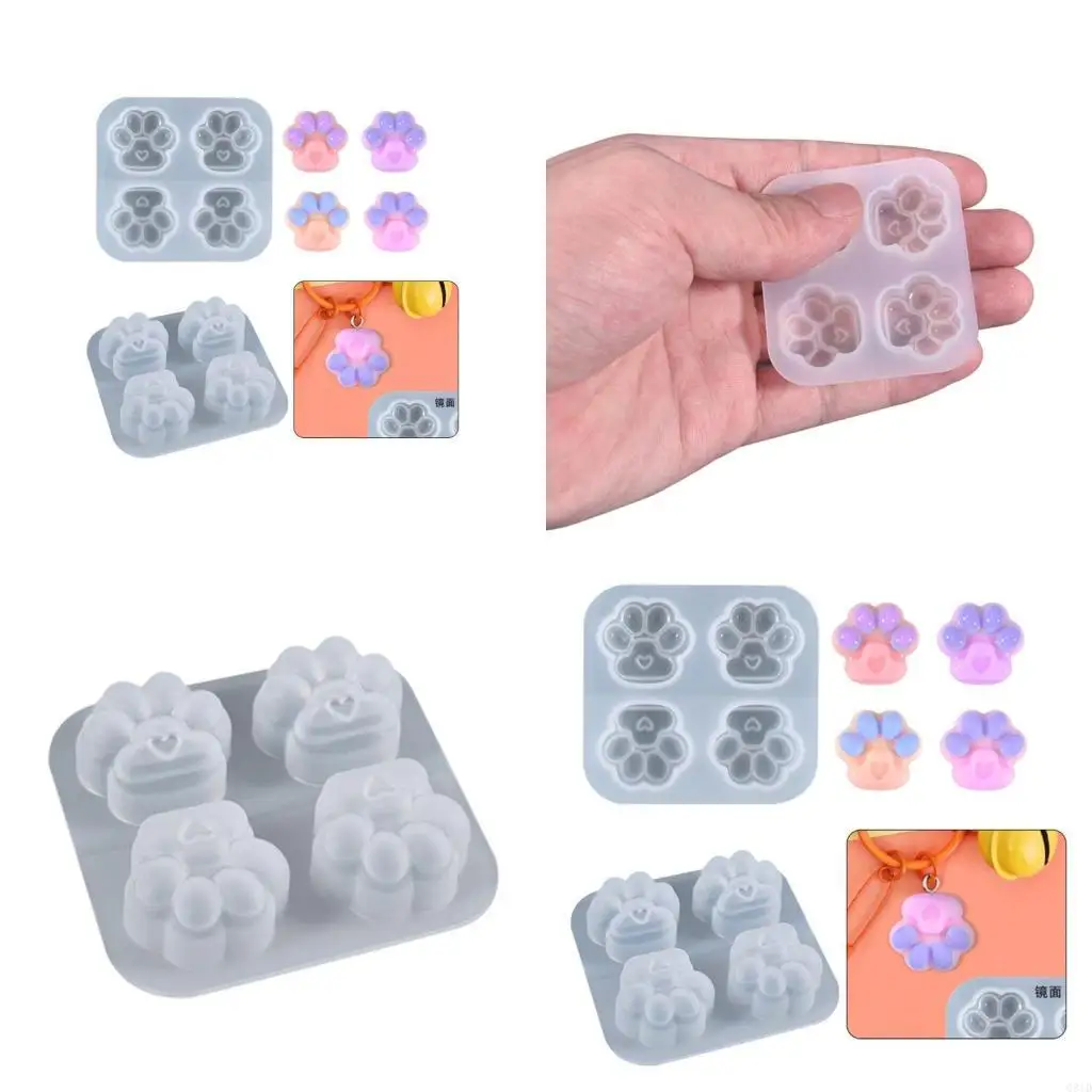 قالب سيليكون لصنع المجوهرات على شكل سلسلة مفاتيح DIY مصنوعة من راتنجات الإيبوكسي #1