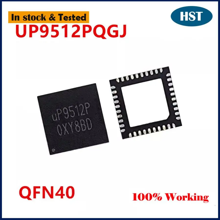 5PCS/LOT Original New UP9512PQGJ UP9512P QFN40 IC Chip