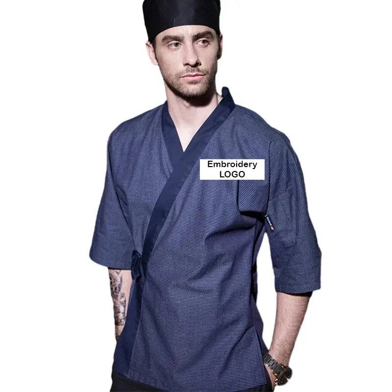 Customized Logo Cuisine Sushi Chef Jackets