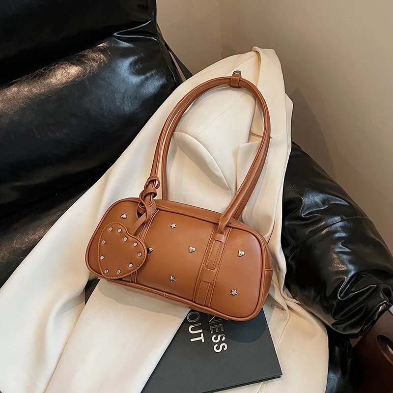 

Fashion Retro Bag Women, New Simple and Versatile Handbag, Simple and Versatile Niche Design Shoulder Bag