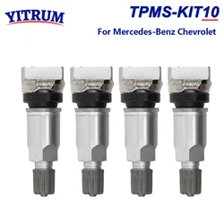 TPMS Tire Pressure Sensor Aluminum Valve Stem Replacement Repair Kit For Mercedes-Benz Chevrolet Cadillac BMW G30 36106872774