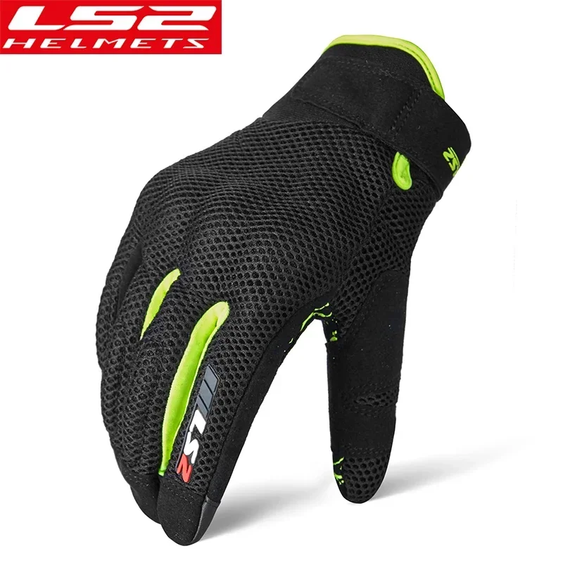 

LS2 MG001-2 Gloves Riding Moto Motorcycle Gloves Protective Motocross Motor Glove Male Biker Phone Screen Touch Gloves