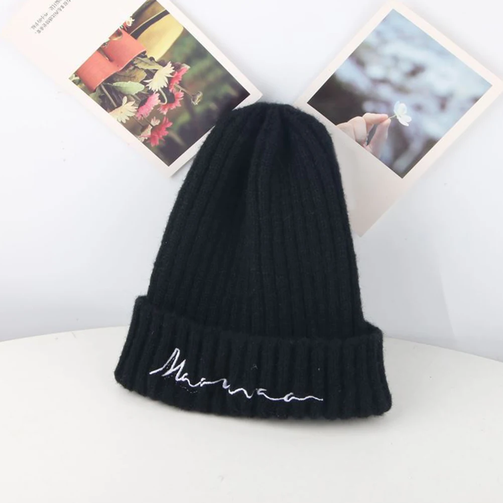 

Kids Winter Knitted Cap Children Headwear Warm Beanie Hat Adorable Fashion Cozy Soft Stretchable Suitable Most Kids Birthday