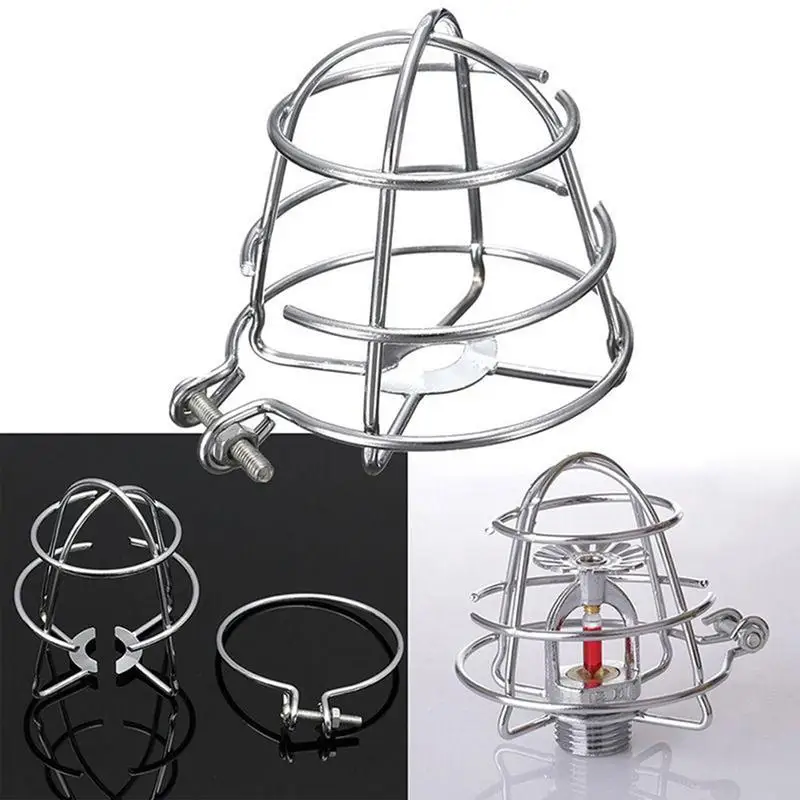 Suporte de proteção para sprinkler de incêndio, suporte de proteção eficaz feito de gaiola de aço carbono para restaurantes e casas