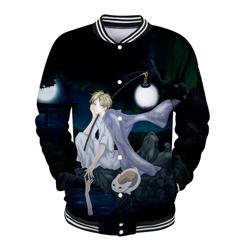 ซิซิ 2233 อะนิเมะ'หนังสือของเพื่อนคอสเพลย์เบสบอลผู้ชายเสื้อแจ็คเก็ตบอมเบอร์สตรีทฮิปฮอป Natsume Yuujinchou เบสบอล