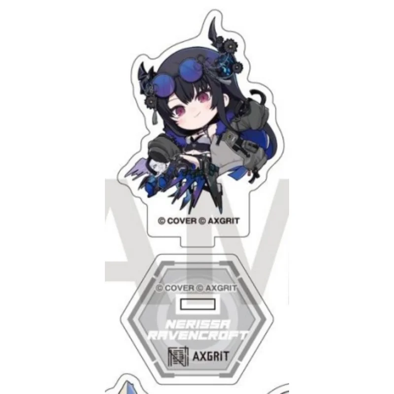 Hololive English Advent Lolive Vtuber Figures Inugami Korone Shirakami Fubuki Acrylic Stand Model Plate Keychains Desk Decor view 3