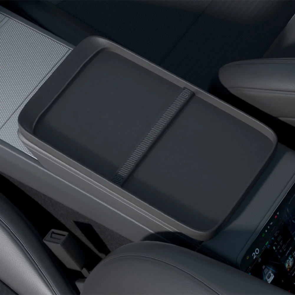

Автомобильный ящик для хранения центрального управления, лоток, подлокотник для Tesla для модели Y 2025 для модели 3 24-25, лоток для центральной консоли, аксессуары
