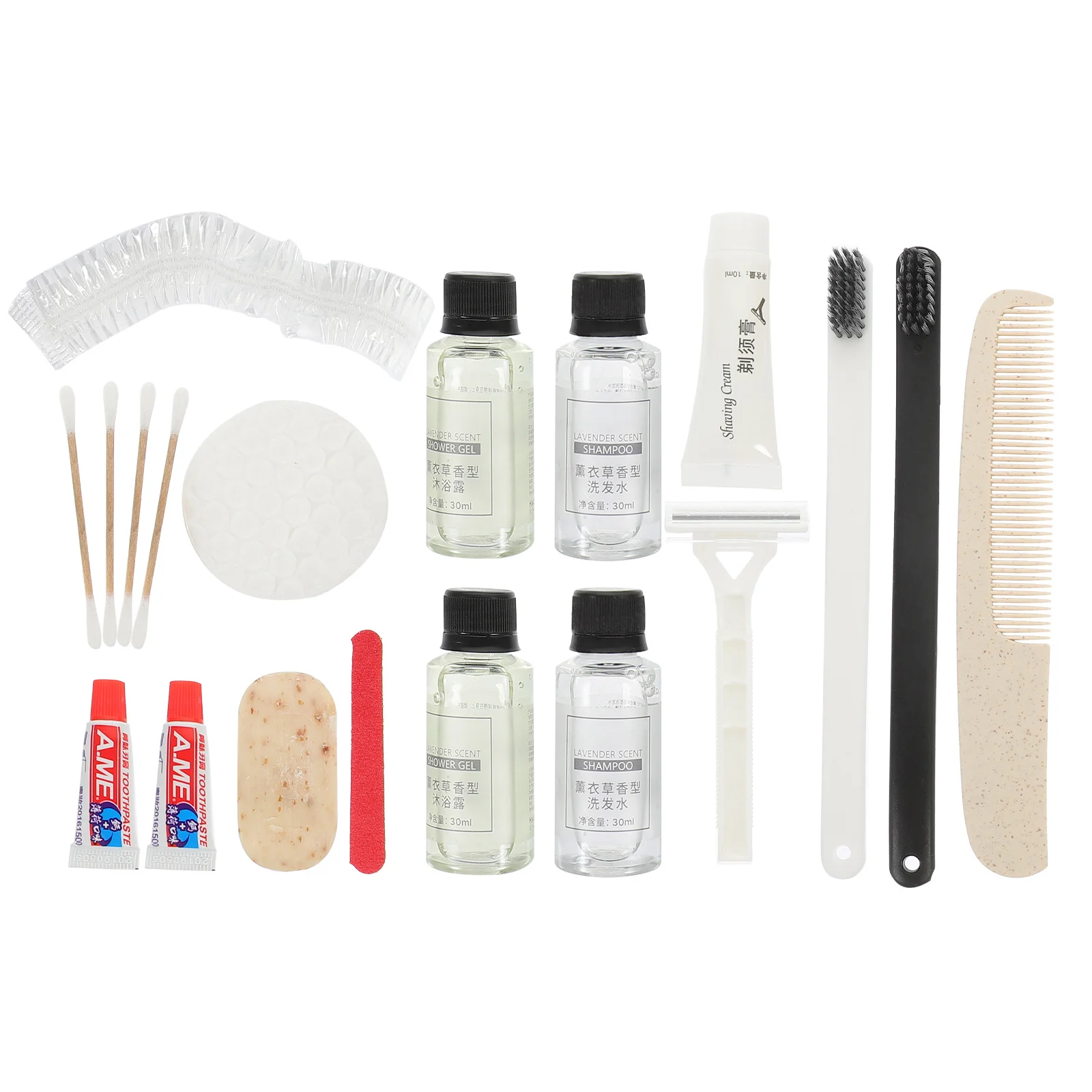 1 set Kit di articoli da toeletta da viaggio Forniture per la cura personale Set di spazzolini usa e getta per viaggi d'affari Leggero portatile all'aperto