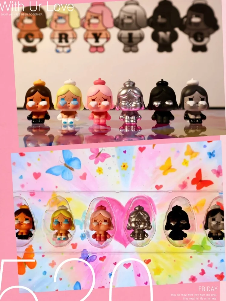 

Оригинальный POP MART, Таиланд, ограниченная серия, набор фигурок Crybaby, мини-кукла Molly Sawadee, фигурка Labubu, подвесная карта, модный подарок