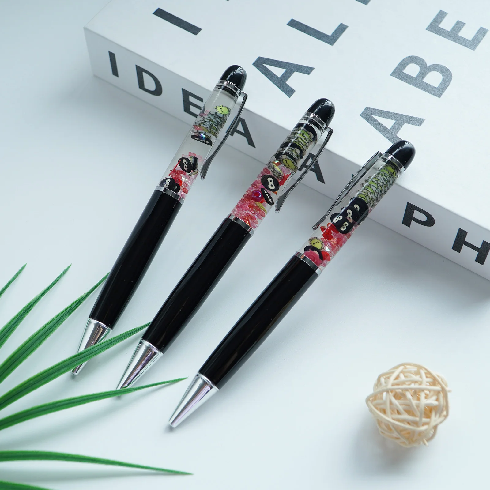 Virus Spooky Halloween Nurses Assistant Fun Pens Cute Floater Floating Liquid Writing Journaling Office Pen Novelty Gag Gifts