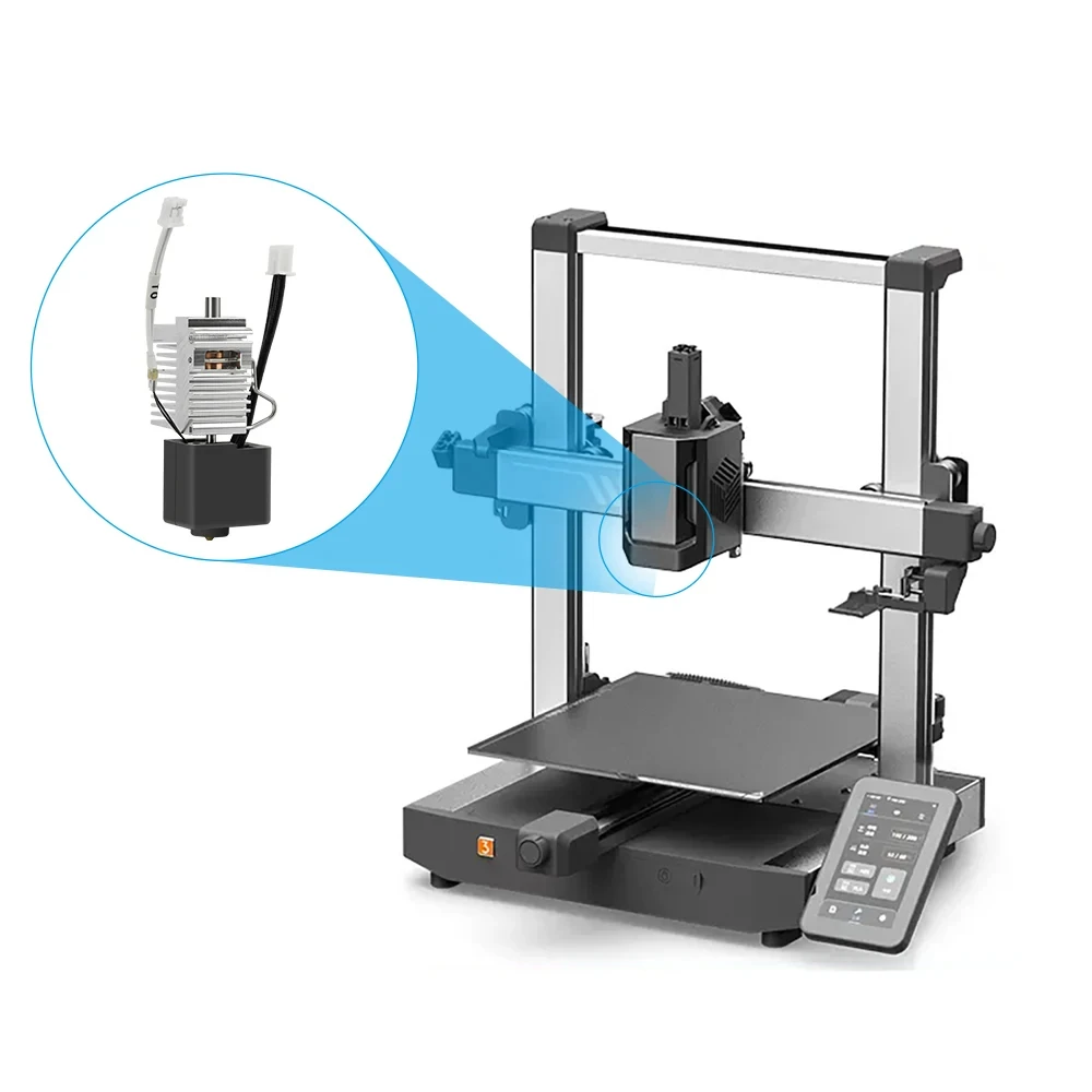 Hotend لـ Anycubic Kobra 3 Combo نهاية ساخنة مع فوهة كسر الحرارة الثرمستور كتلة سخان الحلق لرأس الطباعة Anycubic Kobra3