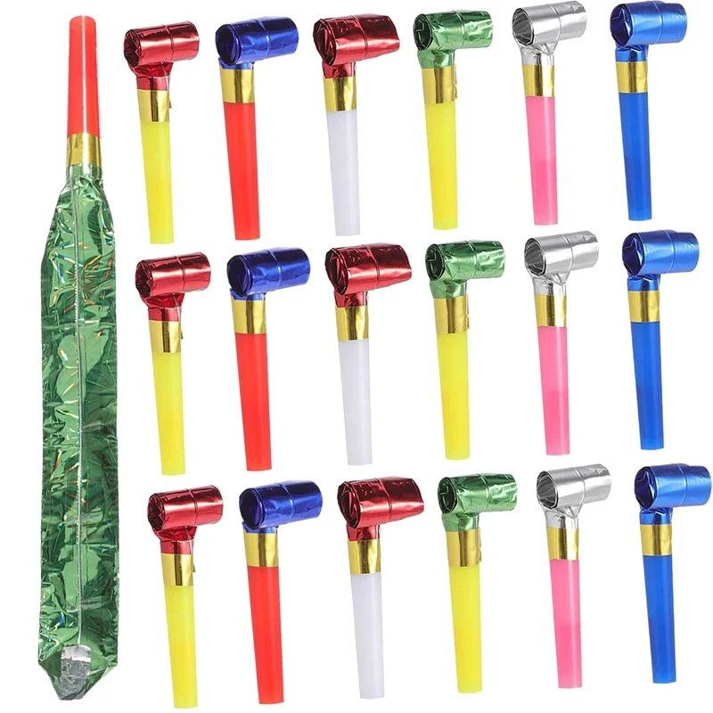 5~100pcs Blowing Telescopic Whistle Party Noise Generator Plastics Party Entertainment Cheering Props Festival Gift
