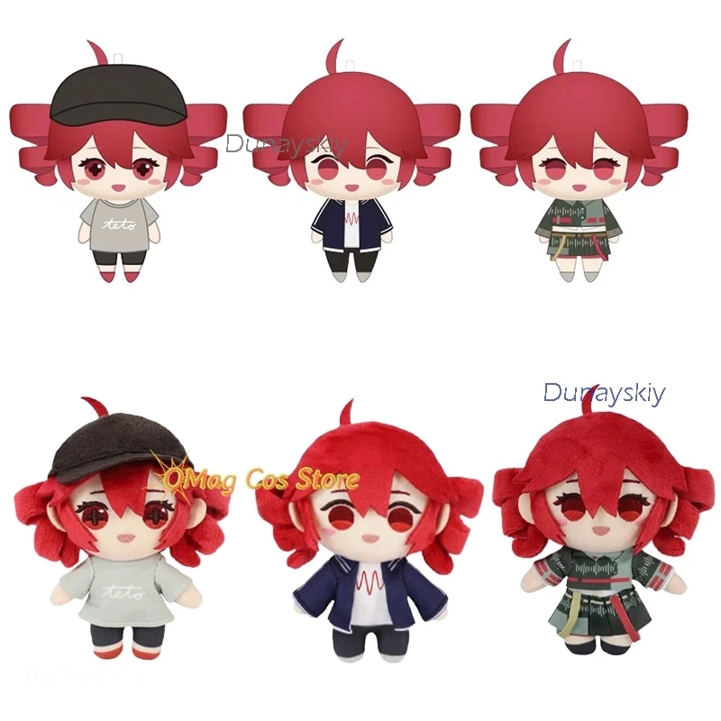 

15cm Kasane Teto Cosplay Soft Dolll Babe Gift Plushie Diva Vtuber Keychain Halloween Party Anime Birthday Products Outfit Styles