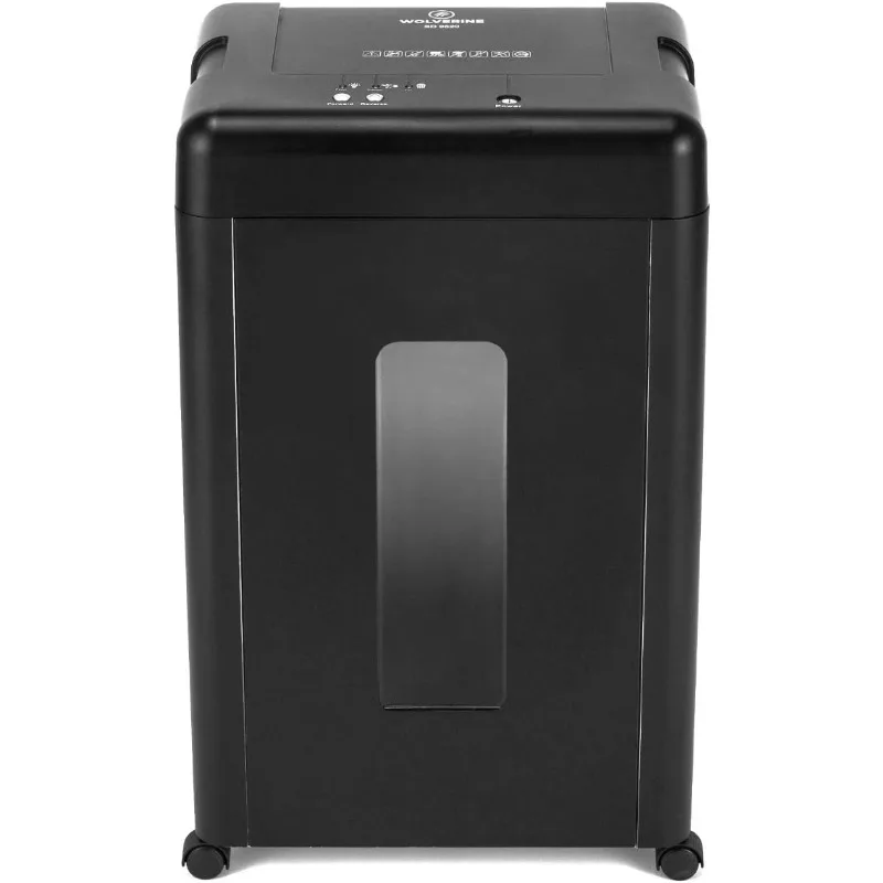 15-Sheet Super Micro Cut High Security Level P-5 Heavy Duty Paper/CD/Card Shredder for Home Office, Ultra Quiet