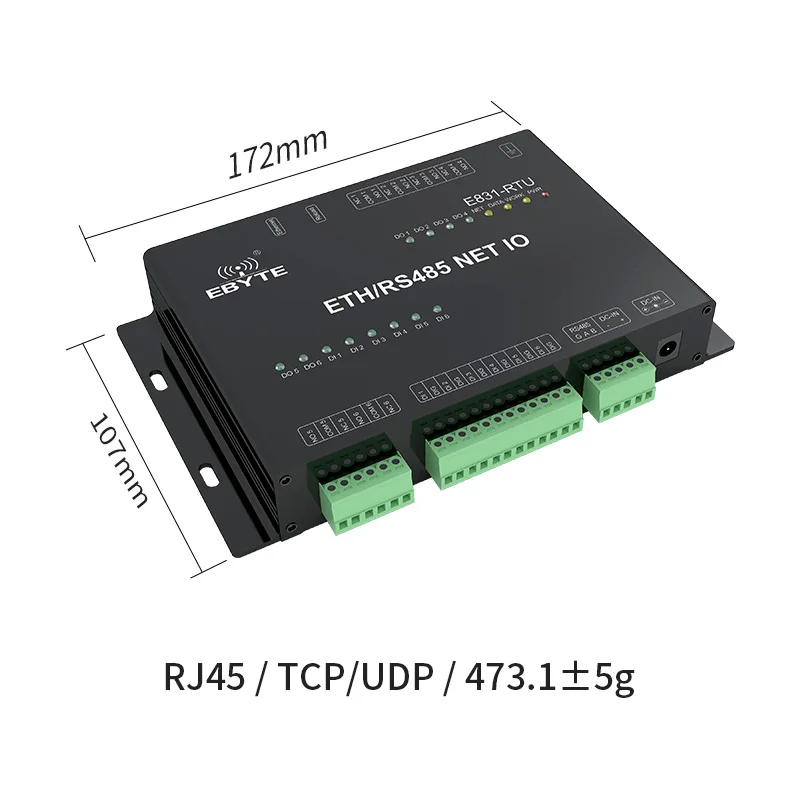 RS485 Ethernet Digital  12 Channel Network Quantity Relay IO controller Modbus TCP RTU Wireless Transceiver Modem