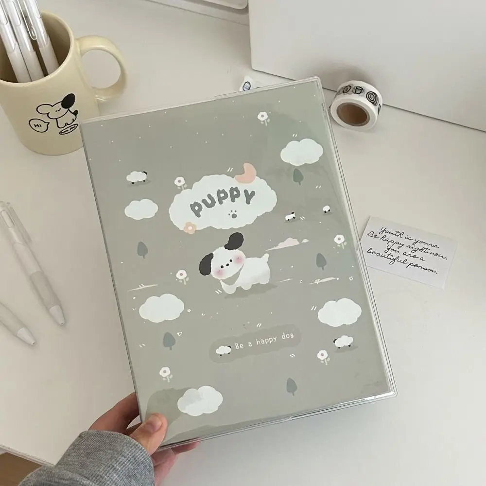 A6 INS 3/4/6 inch Small Card Storage Cartoon Puppy Photo Album Binder Photocard Collection Books Loose-leaf Photocard Holder