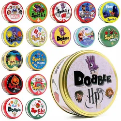 Double juego Cards Spot It HP Dobble Card Game Party Board vacanze sport Cartoon Animals Alphabet Kids Educational Toy Gifts