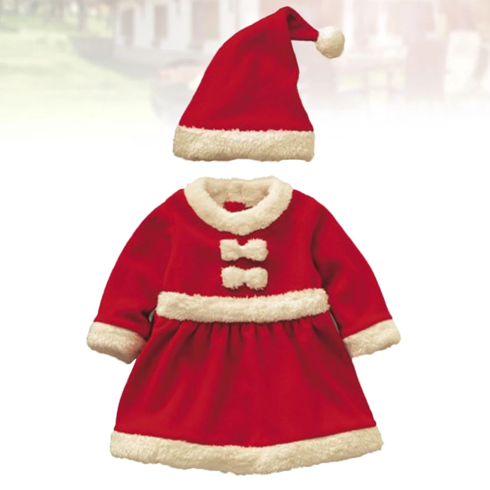 

Christmas Costumes Kids Santa Claus Costume High Quality Soft Material Breathable Comfortable Joyful Color Perfect Cut