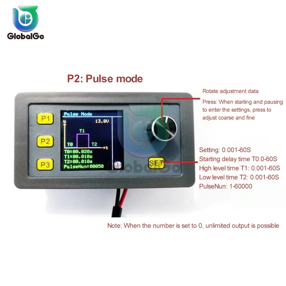 Generador de señal módulo ajustable 1-1000Hz ondas de seno 4-20mA 2-10V generador de señal PWM pulso