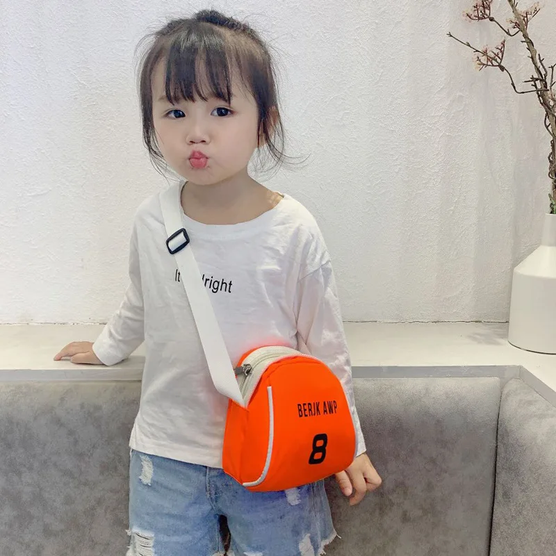 Children Messenger Bag Fashionable Printed Sports Shoulder Bag for Cute Children Letters Mother Kids Bags for Girl Travel Bags