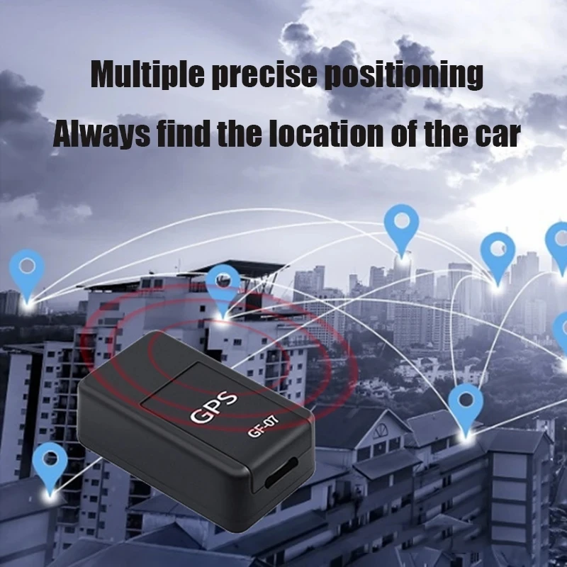 GF07 Magnetic Mini Car Tracker GPS Real TimeTracking Locator Device Magnetic GPS TrackerReal-time Vehicle Locator Pet Tracker