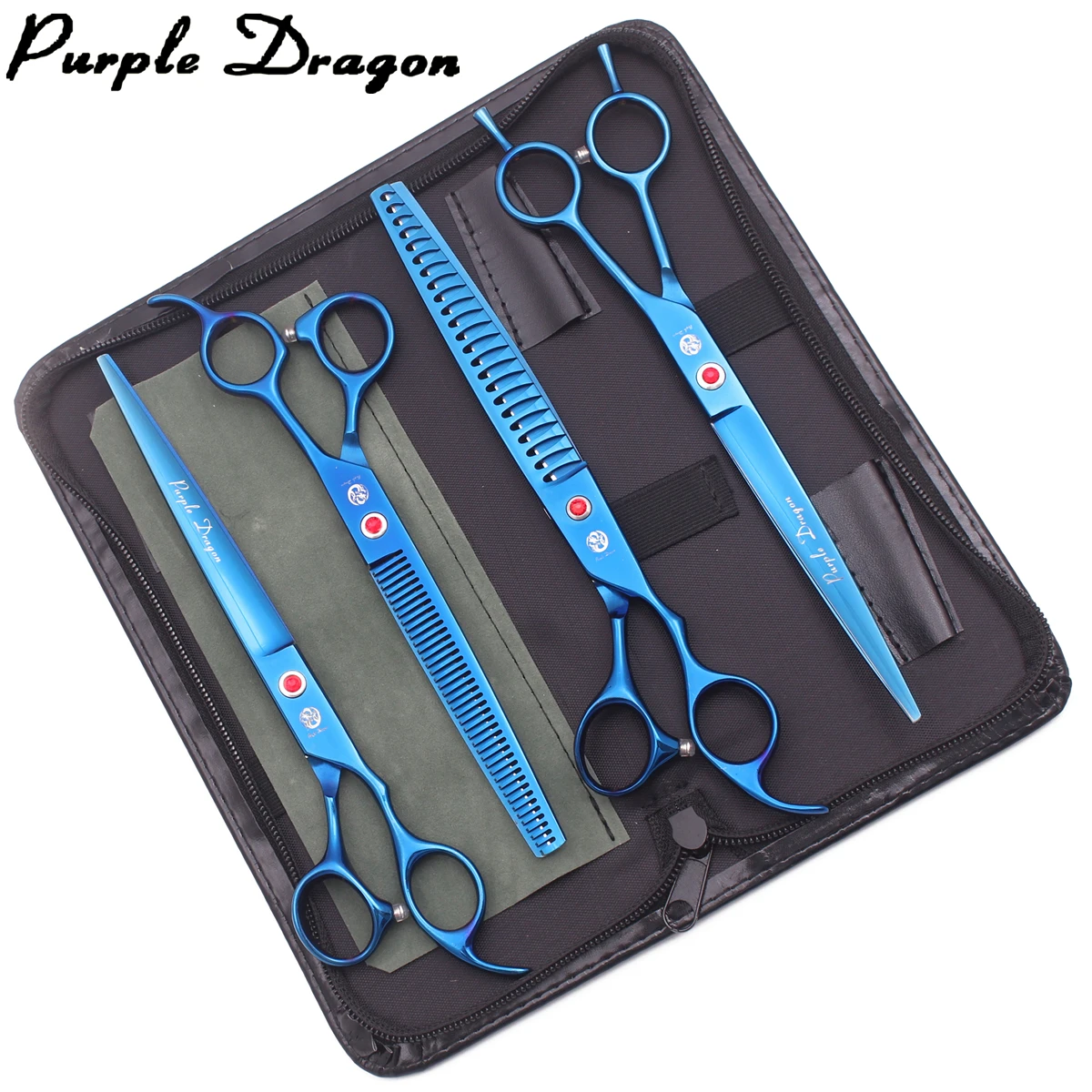 Dog Scissors Purple Dragon 8