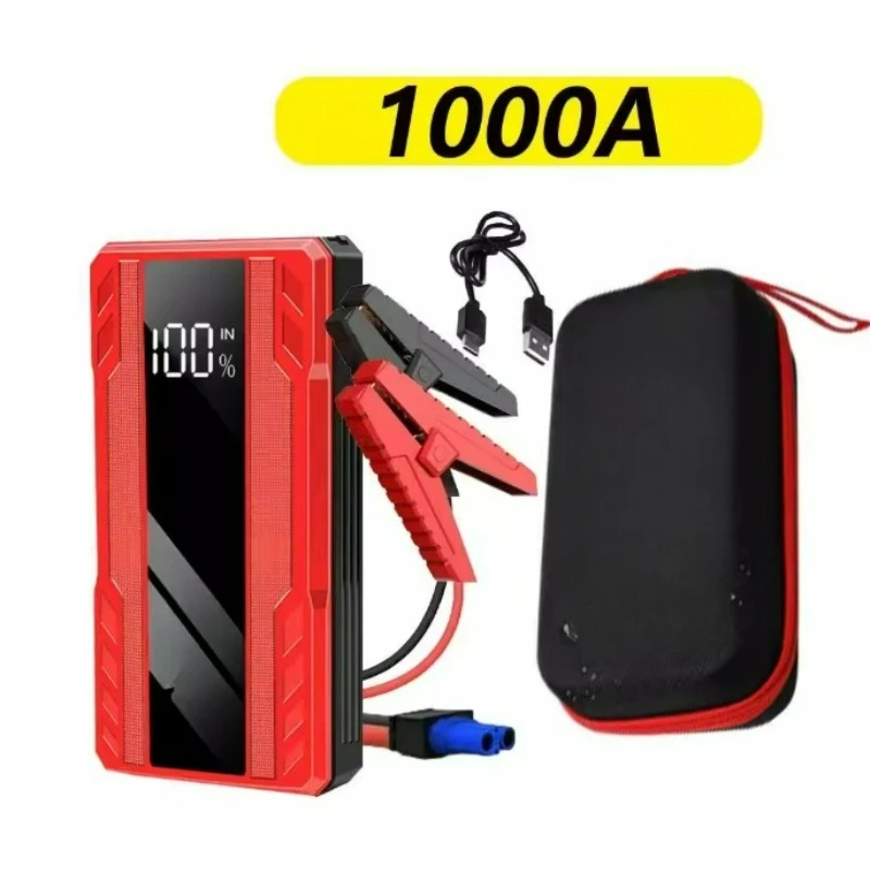 

1000A Car Jump Starter Power Bank 12000mAh 12V Portable Charger Starting Device Emergency Car Booster Battery Starter Booster