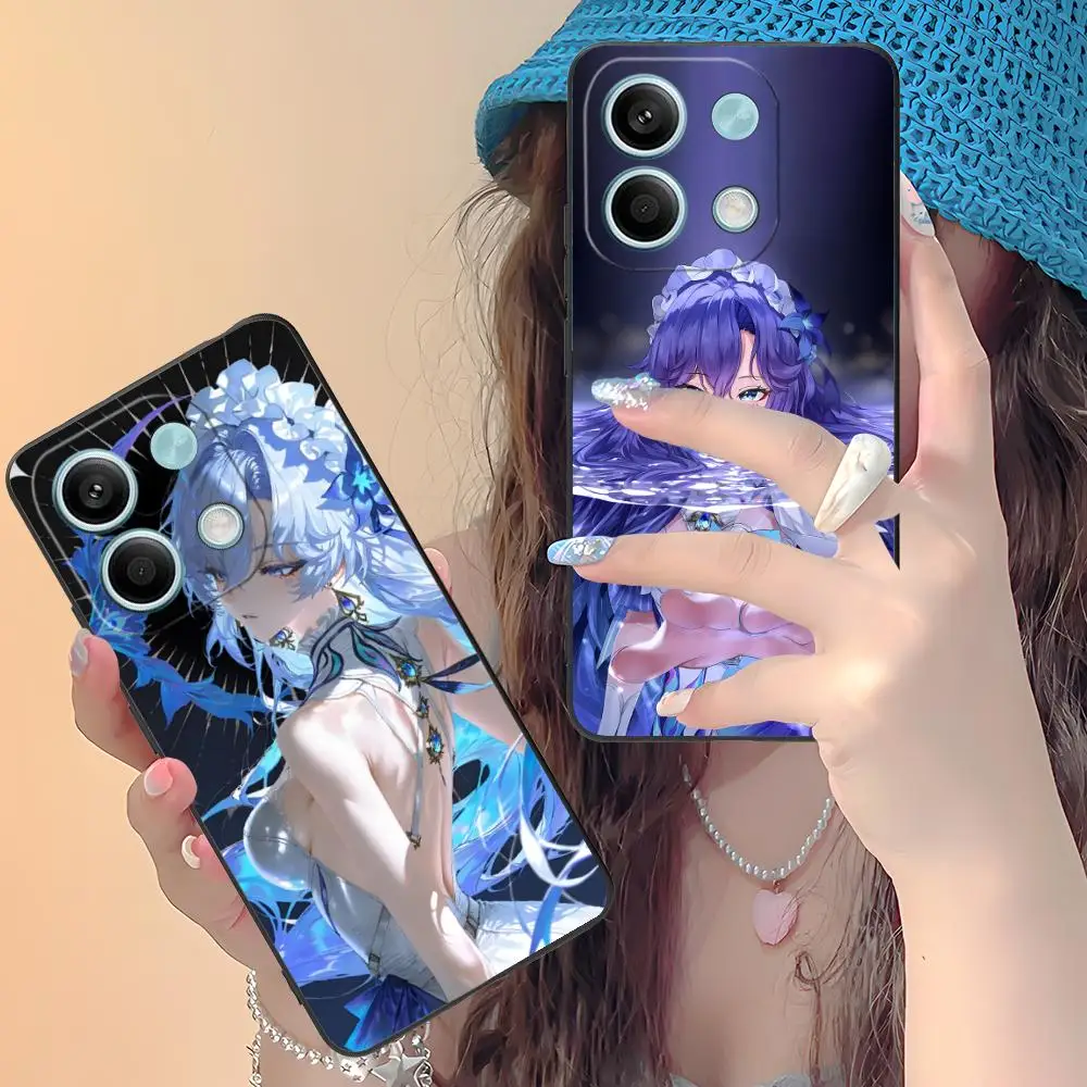 

Чехол для телефона Wuthering Waves Cantarella для Xiaomi Redmi Note 14 13 12 11 A5 3 2 1 Pro Plus 4G 5G с цветной печатью Luxury Pretty