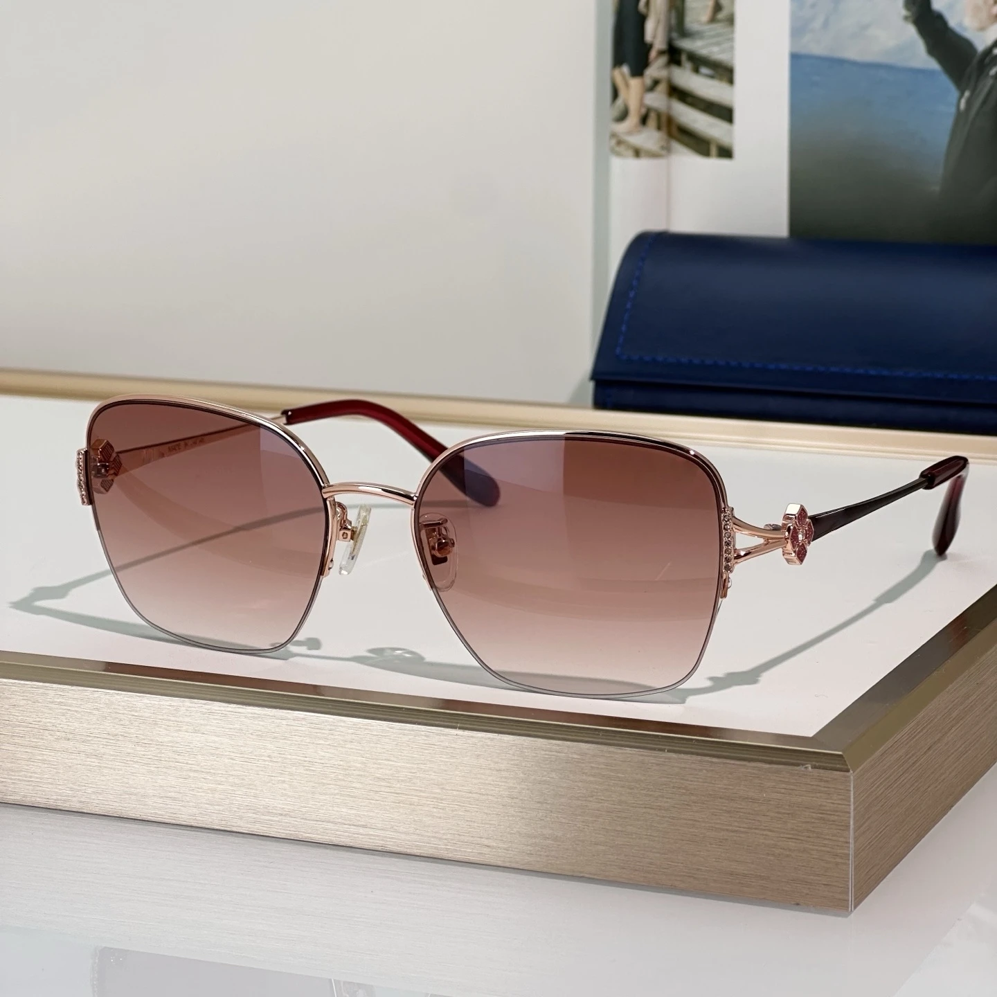 

Luxury Brand Special Shape Sunglasses Woman Gemstone Casual Sunglasses Men SCHL71S Stylish Fashion Sunglasses Woman 2025