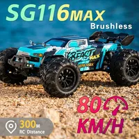 1:16 SG116PRO/MAX 80KM/H Brushless Remote Control Car - Four - Wheel Drive Professional Racing Off - road Drift Car