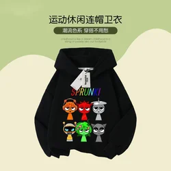 3D Sprunki Hoodie incredibox Wenda Pinki Sweatshirt Funny Cartoon Game Figure Graphic Raddy plush Clothes Costume For Kids