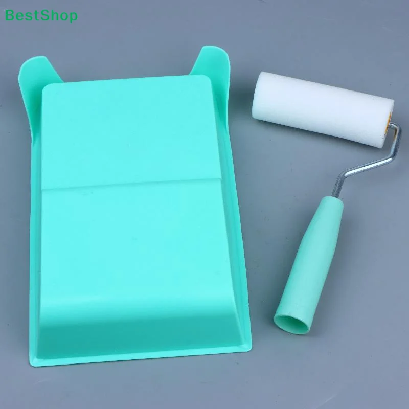 〔Z〕Durable Foam Paint Roller Sleeves Mini White Sponge Rollers For Art Painting Decorating Cleaning DIY Tools