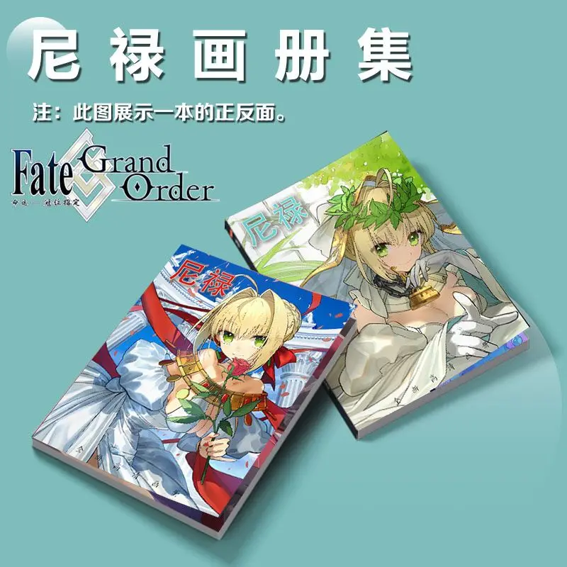 Fgo Nero buku koleksi seni ilustrasi karya seni Album Manhwa kartu karakter kartun Anime lencana Poster berdiri