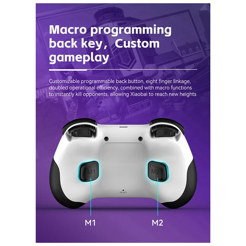 

Z01 Motorcycle Game Bluetooth Controller Is Suitable For Android Switch Computer IOS Motorcycle Dual Vibration-Black Easy To Use
