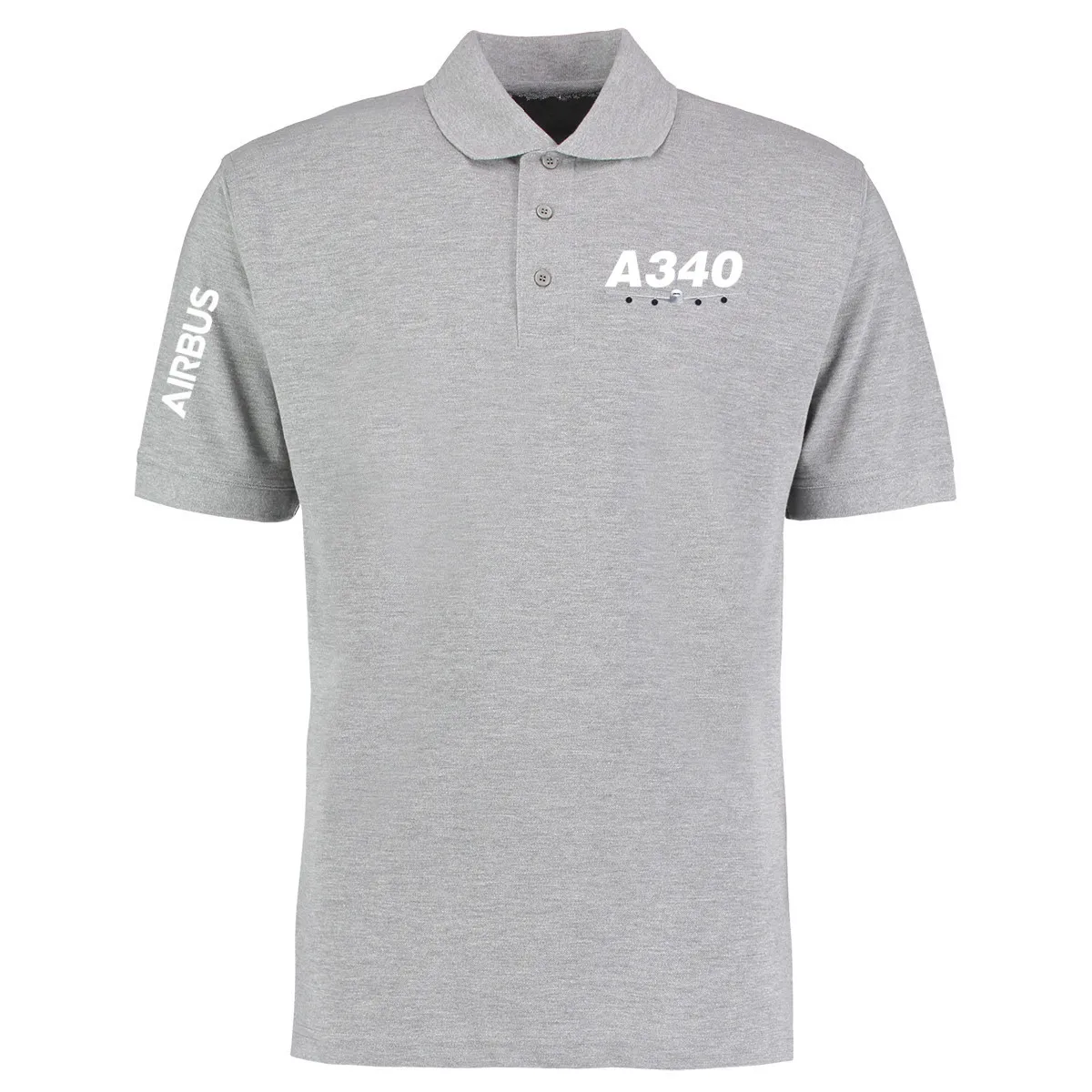 New Short Sleeve Men's Aviation Aircraft Airbus A340 Casual Cotton Polo Shirts Loose Flight Pilots Man T-Shirt Tops Tees