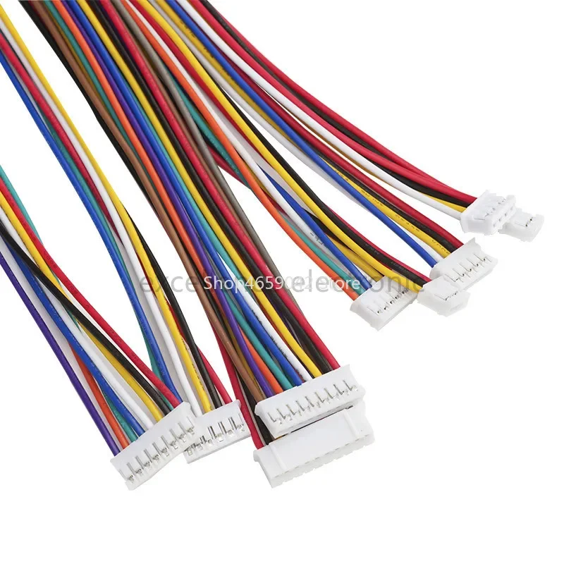 10PCS PH2.0 Electronic Wire PH 2.0mm Double Head Terminal Wire 10cm/20cm/30cm Cable 26awg Same Side / Reverse Side Connector