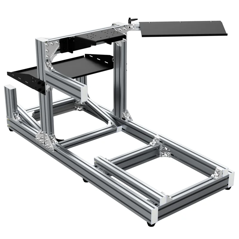 Custom Aluminum Profiles 4080 DIY Driving Simulator Flight Simulators Go Karts Sports Training Car Sim Rig Sim Racing Cockpit