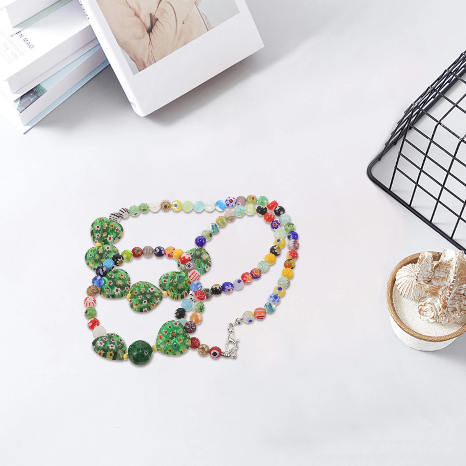 

Heart Charm Choker Necklace Jewelry Bracelet for Women Valentines Cute