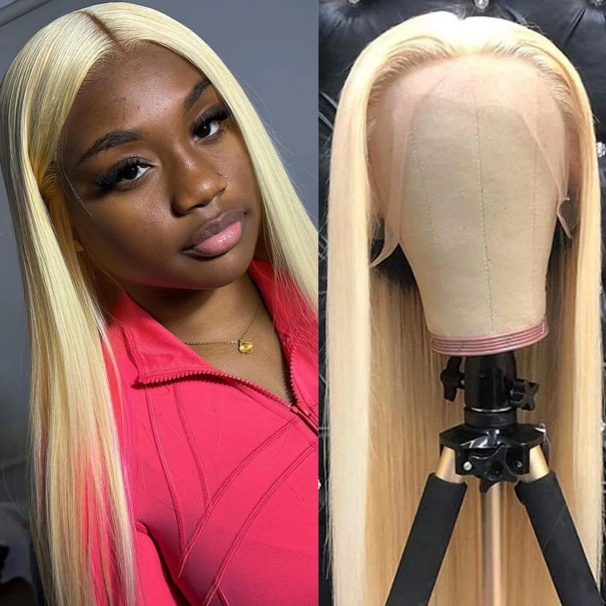 40 Inch Long Hair 613 Blonde Human Hair Wig 13x4 Lace Frontal Wig 613 Lace Front Human Hair Wig For Women 13x6 Lace Pre Plucked