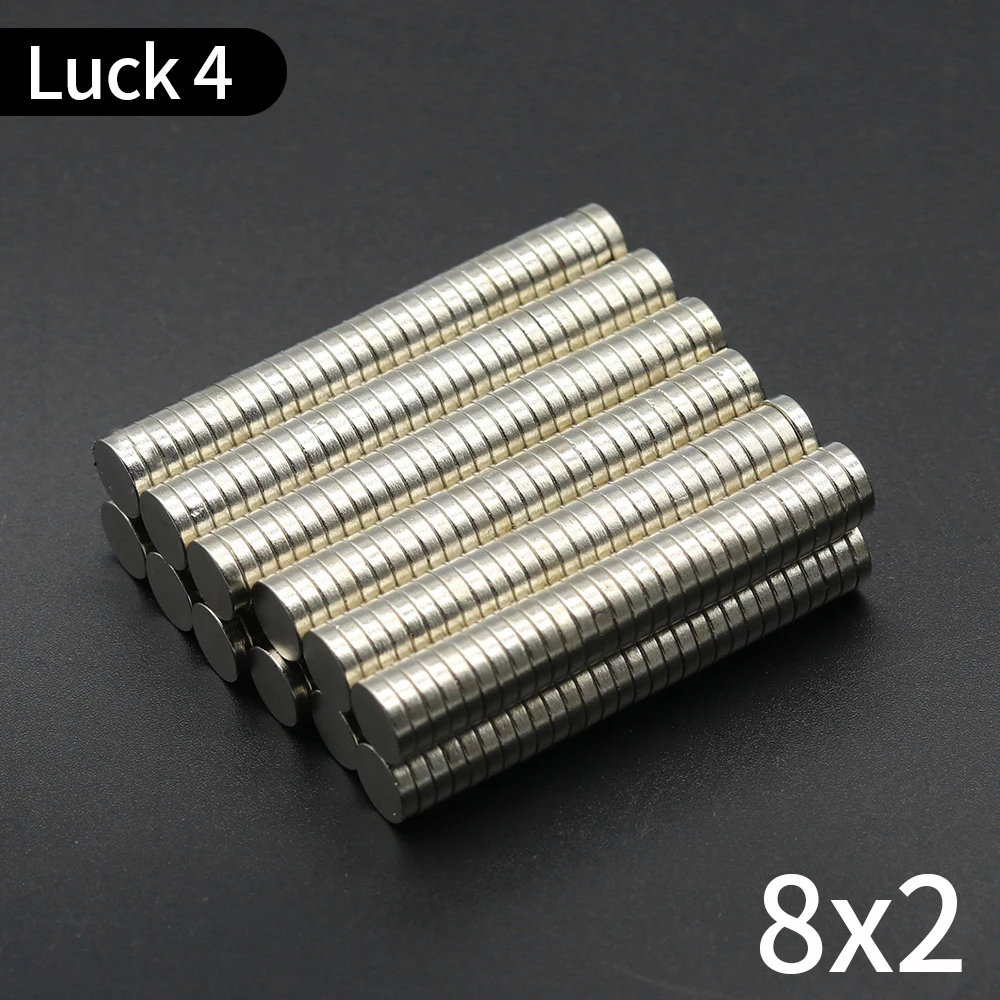 5/10/50/100/200Pcs Small Round Magnet 8x2mm Neodymium Magnet N35 Permanent NdFeB Super Strong Powerful Magnets imans