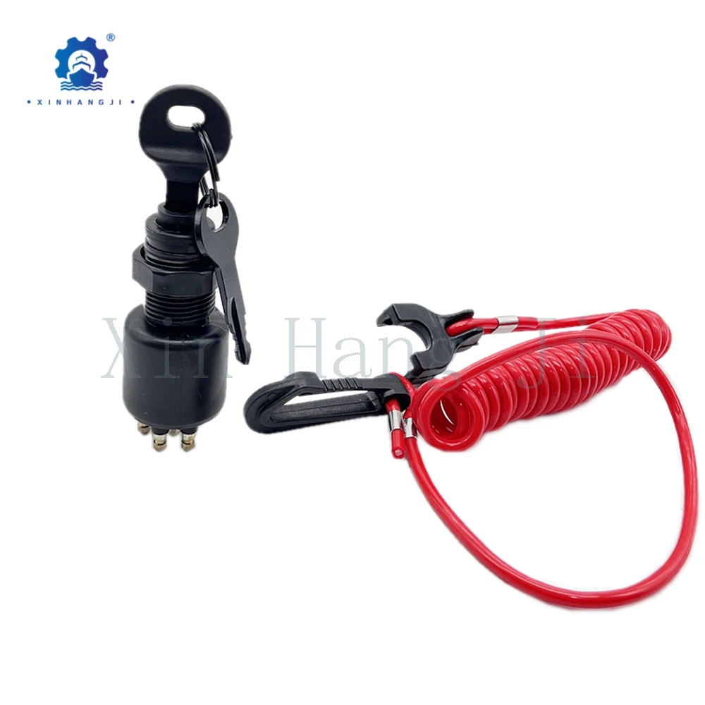 5005801 مفتاح إشعال ومجموعة المفاتيح مع الحبل ل OMC جونسون Evinrude 40-200HP محرك خارجي اكسسوارات للقوارب 175974 #2